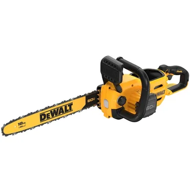 DeWalt DCCS672B, bare tool: FLEXVOLT 60-Volt MAX 18 in. Brushless Cordless Battery Powered Chainsaw (Tool Only)