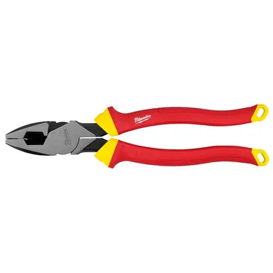 Milwaukee 48-22-2209, unpowered: 1000V Insulated 9 in. Lineman's Pliers (photograph from the Home Depot listing)