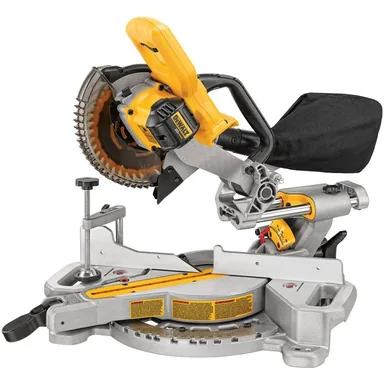 DeWalt DCS361B, bare tool: 20V MAX Cordless 7-1/4 in. Sliding Miter Saw (Tool Only) (photograph from the Home Depot listing)