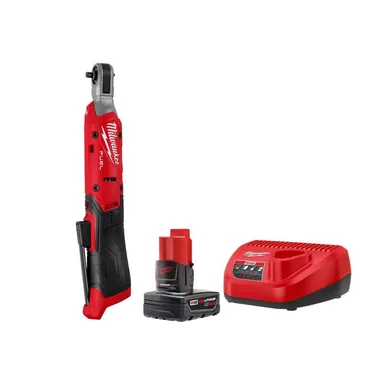 Milwaukee 3052-20-48-59-2440, bundle: M12 FUEL 12V Lithium-Ion Compact 1/4 in. Cordless Ratchet, and 4. 0AH Starter Kit