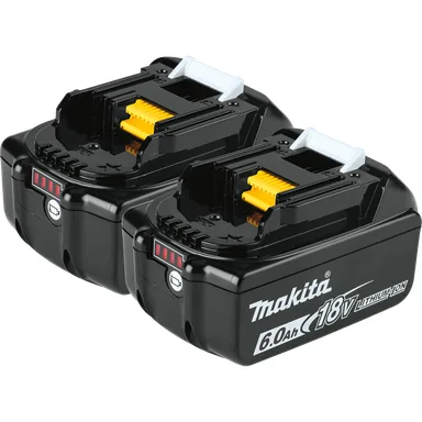 Makita BL1860B-2, accessory: Makita BL1860B-2 18V LXT Lithium-Ion 6.0Ah Battery, 2/pk