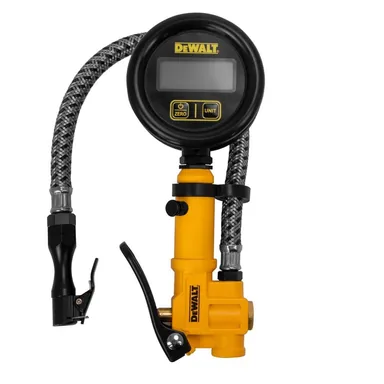 DeWalt DXCM024-0411, accessory: DEWALT 2.5" Digital Inflator W/12" Br Hs