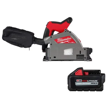 Milwaukee 2831-20-48-11-1865, bundle: M18 FUEL 18V Lithium-Ion Cordless Brushless 6-1/2 in. Plunge Cut Track Saw with (1) 6.0 Ah Battery