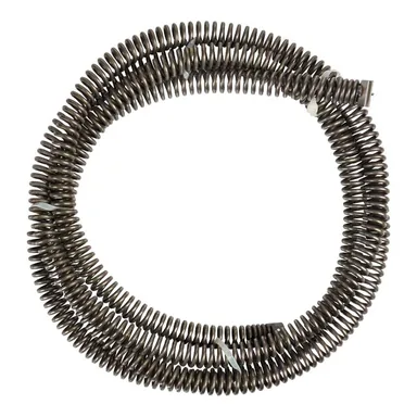 Milwaukee 48-53-2852, accessory: 7/8 in. x 15 ft. All Purpose Open Wind Sectional Drain Cleaning Cable (photograph from the Home Depot listing)