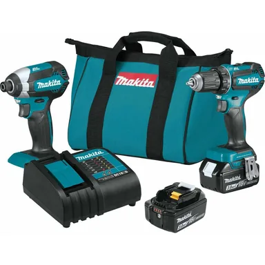 Makita XT281S, bundle: Makita XT281S 18V LXT Lithium-Ion Brushless Cordless 2-Pc. Combo Kit (3.0Ah)