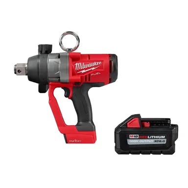 Milwaukee 2867-20-48-11-1865, bundle: M18 FUEL ONE-KEY 18V Lithium-Ion Brushless Cordless 1 in. Impact Wrench with Friction Ring with (1) 6.0 Ah Battery