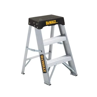 DeWalt DXL2010-02, unpowered: 2 ft. Aluminum Step Ladder 300 lbs. Load Capacity Type IA Reach Height 8 ft.