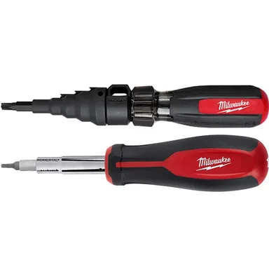 Milwaukee 48-22-2870-48-22-2761, bundle: 7-in-1 Conduit Reaming Multi-Bit Screwdriver with 11-in-1 Multi-Bit Screwdriver