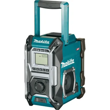 Makita GRM01, bare tool: Makita GRM01 40V max XGT Cordless/Corded Job Site Radio, Tool Only