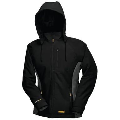 DeWalt DCHJ066C1-L, kit: Women's Large Black 20-Volt MAX Heated Hooded Jacket Kit with 20-Volt Lithium-Ion MAX Battery and Charger
