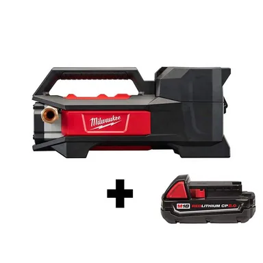 Milwaukee 2771-20-48-11-1820, bundle: M18 18-Volt 1/4 HP Lithium-Ion Cordless Transfer Pump with M18 2.0Ah Battery