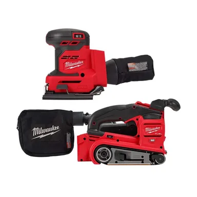 Milwaukee 2832-20-2649-20, bundle: M18 FUEL 18-Volt Lithium-Ion Cordless Belt Sander and 1/4 in. Sheet Sander