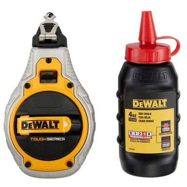 DeWalt DWHT48335RC, accessory: Toughseries 100 ft. Chalk Reel Kit with Red Chalk