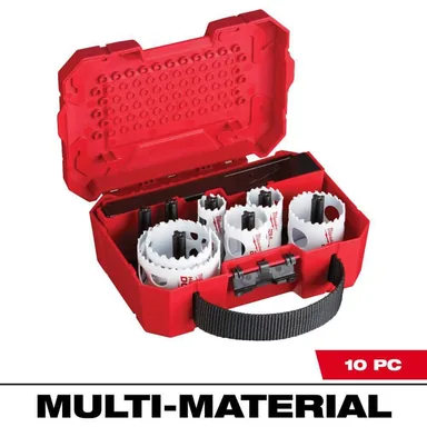 Milwaukee 49-22-4095, accessory: Hole Dozer Electricians Bi-Metal Hole Saw Set (10-Piece)