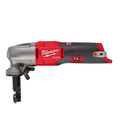 Milwaukee 2476-20, bare tool: M12 FUEL 12-Volt Lithium-Ion Brushless Cordless 16-Gauge Variable Speed Nibbler (Tool-Only)