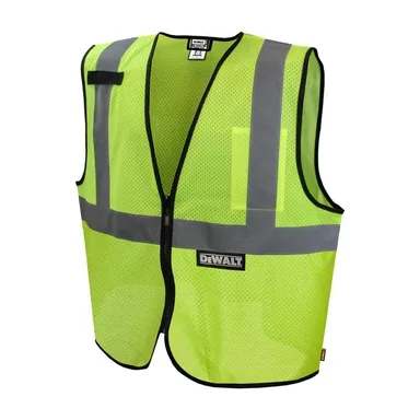 DeWalt DSV220-3X, unclassified: 3X-Large Green Reflective Mesh Economy Vest