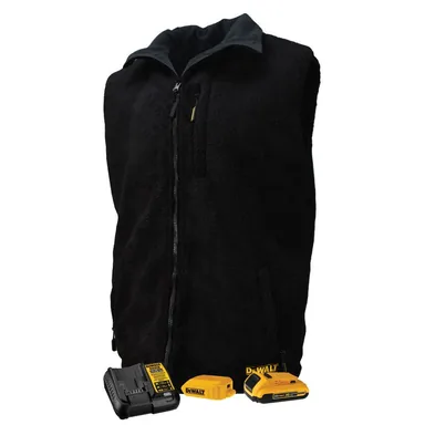 DeWalt DCHV086BD1-L, kit: Men's Size L Black Heated Reversible Vest Kitted