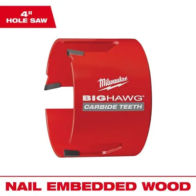 Milwaukee 49-56-9245, accessory: 4 in. Big Hawg Carbide Hole Saw