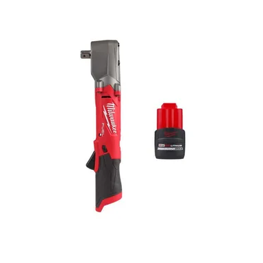 Milwaukee 2565P-20-48-11-2425, bundle: M12 FUEL 12V Lithium-Ion Brushless Cordless 1/2 in. Right Angle Impact Wrench w/Pin Detent & CP 2.5 Ah Battery Pack