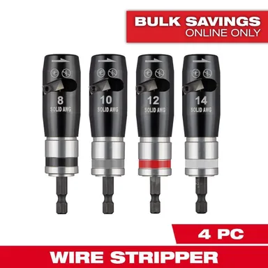 Milwaukee 48-32-6406, accessory: Solid Wire Stripper Set (4-Pieces)