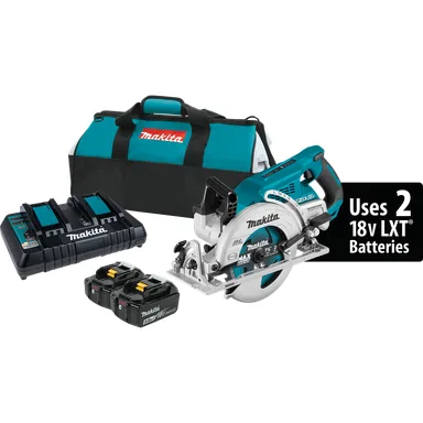 Makita XSR01PT, kit: Makita XSR01PT 36-Volt 7-1/4-Inch X2 LXT Cordless Rear Handle Circular Saw Kit