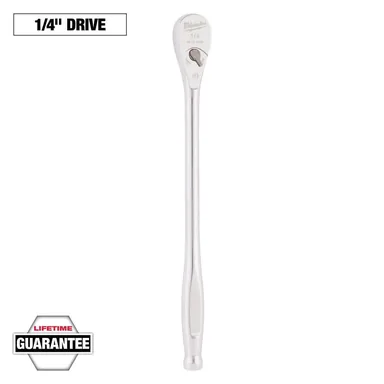 Milwaukee 48-22-9005, unpowered: 1/4 in. Drive 90 Tooth 9 in. Extended Ratchet