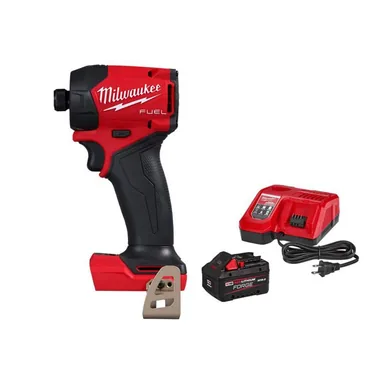 Milwaukee 2761-20-48-59-1881, bundle: M18 FUEL SURGE 18V Lith-Ion Brushless Cordless 1/4 in. Hex Impact Driver w/ FORGE 8. 0Ah Battery & Charger