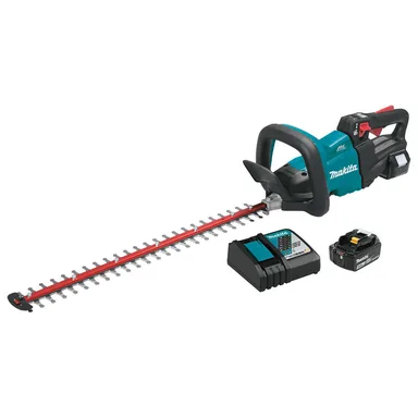 Makita XHU07T, kit: Makita XHU07T 18 Volt 24 Inch 5.0Ah LXT Lithium-Ion Brushless Hedge Trimmer Kit