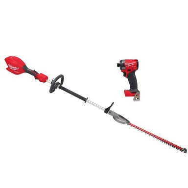 Milwaukee 3043-20-2953-20, bundle: M18 FUEL 18V 20 in. Brushless Cordless Battery Short Pole Hedge Trimmer w/ M18 FUEL 1/4 in. Hex Impact Driver