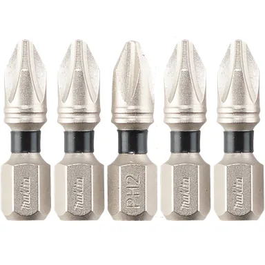 Makita E-00555, accessory: Makita E-00555 Impact XPS #2 Phillips 1" Insert Bit, 5/pk