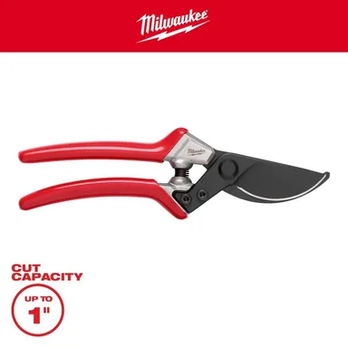 Milwaukee 48-22-9365, unpowered: 1 in. Cut Capacity High Carbon Steel Blade Bypass Hand Pruner