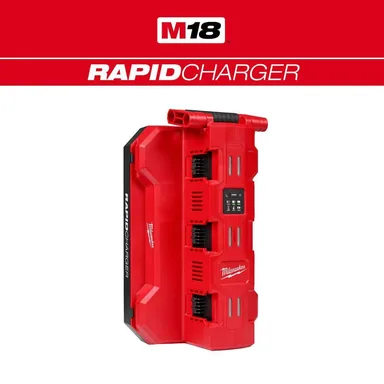 Milwaukee 48-59-1817, accessory: M18 18V PACKOUT 6-Port Daisy Chain Rapid Charger