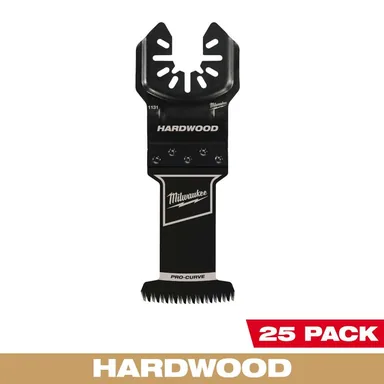 Milwaukee 49-25-1138, accessory: 1-3/8 in. High Carbon Steel Universal Fit Japanese Teeth Hardwood Cutting Multi-Tool Oscillating Blade (25-Pack)