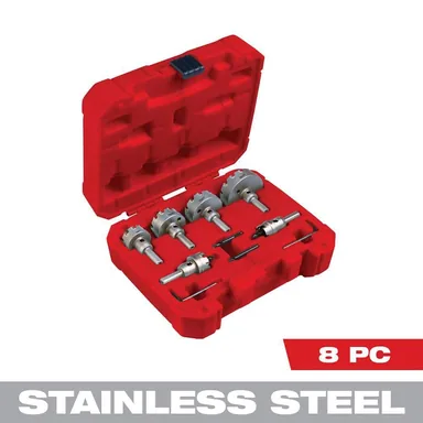 Milwaukee 49-22-8620, accessory: Carbide Hole Cutter Kit (8-Piece)