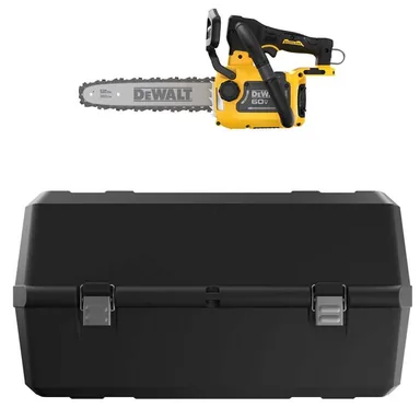DeWalt DCCS673BWO6KBOX, bundle: FLEXVOLT 60-Volt MAX 12 in. Brushless Cordless Top Handle Battery Powered Chainsaw (Tool-Only) with Chainsaw Carry Case