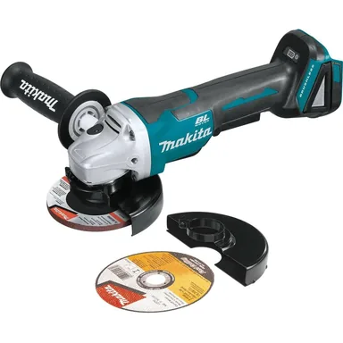 Makita XAG11Z, bare tool: Makita XAG11Z 18V LXT Lithium-Ion Brushless Cordless 4-1/2" / 5" Paddle Switch Cut-Off/Angle Grinder, with Electric Brake, Tool Only