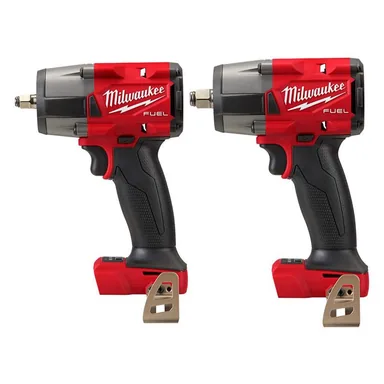 Milwaukee 2960-20-2962-20, bundle: M18 FUEL GEN-2 18V Lithium-Ion Mid Torque Brushless Cordless 3/8 in. and 1/2 in Impact Wrench (2-Tool)