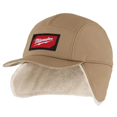 Milwaukee M754K-LXL, unpowered: Large/X-Large Khaki Sherpa-Lined Hat