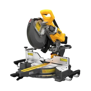 DeWalt DCS781B, bare tool: 60V Lithium-Ion 12 in. Cordless Sliding Miter Saw (Tool Only) (photograph from the Home Depot listing)