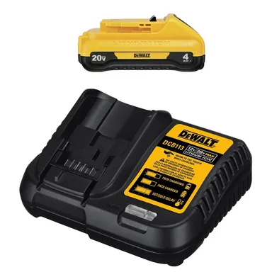DeWalt DCB240C, accessory: 20-Volt MAX Lithium-Ion 4.0Ah Battery with 12-Volt to 20-Volt MAX Charger