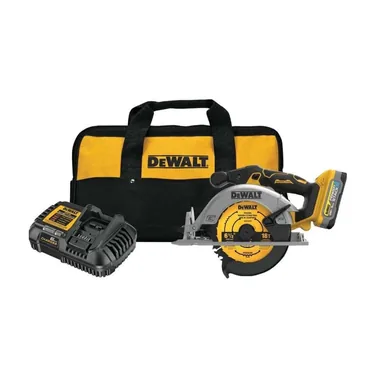 DeWalt DCS565H1, kit: 20V MAX Lithium-Ion Cordless Brushless 6-1/2 in. Circular Saw Kit with 5.0 Ah Battery and Charger