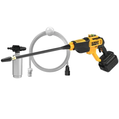 DeWalt DCPW550B, bare tool: 20V MAX 550 PSI 1.0 GPM Cold Water Cordless Battery Power Cleaner with 4-Nozzles (Tool Only) (photograph from the Home Depot listing)