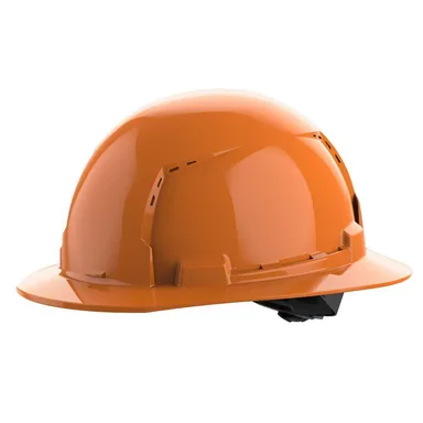 Milwaukee 48-73-1213, accessory: BOLT Orange Type 1 Class C Full Brim Vented Hard Hat with 4 Point Ratcheting Suspension