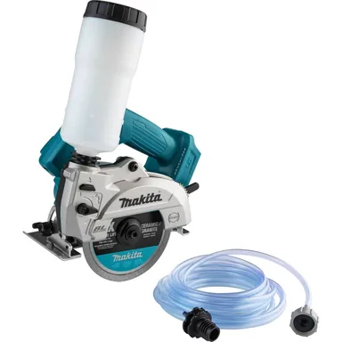 Makita XCC01Z, bare tool: Makita XCC01Z 18V LXT 5" Li-Ion Brushless AWS Wet/Dry Masonry Saw - Bare Tool