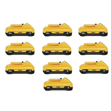 DeWalt DCB240-10, accessory: 20V MAX Lithium-Ion 4.0Ah Compact Battery (10 -Pack)