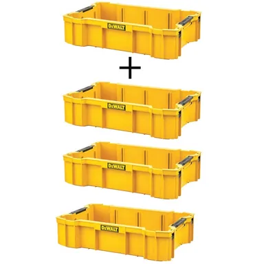 DeWalt DWST08120X4, accessory: TOUGHSYSTEM 2.0 Deep Tool Trays (4 Pack)