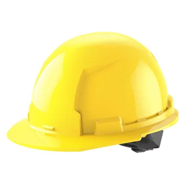 Milwaukee 48-73-1102, accessory: BOLT Yellow Type 1 Class E Front Brim Non-Vented Hard Hat with 4 Point Ratcheting Suspension