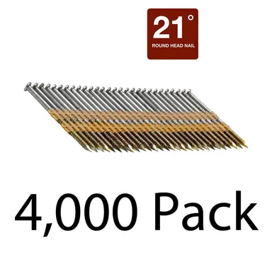 DeWalt DWRHS10DR120GX2, accessory: 3 in. x 0.120 in. Ring Shank Galvanized Nails 2 Boxes (2000 per Box)