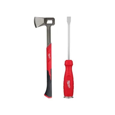 Milwaukee 48-22-9062-48-22-2859, bundle: 26 in. Splitting Axe with Demolition Screwdriver Set