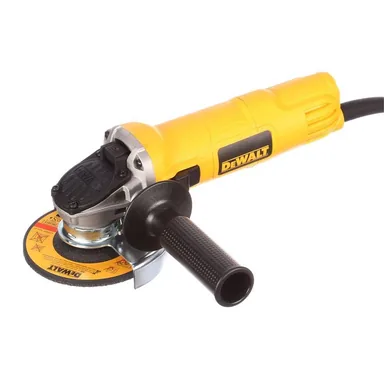 DeWalt DWE4011, standalone tool: 7 Amp 4.5 in. Small Corded Angle Grinder with 1-Touch Guard (photograph from the Home Depot listing)